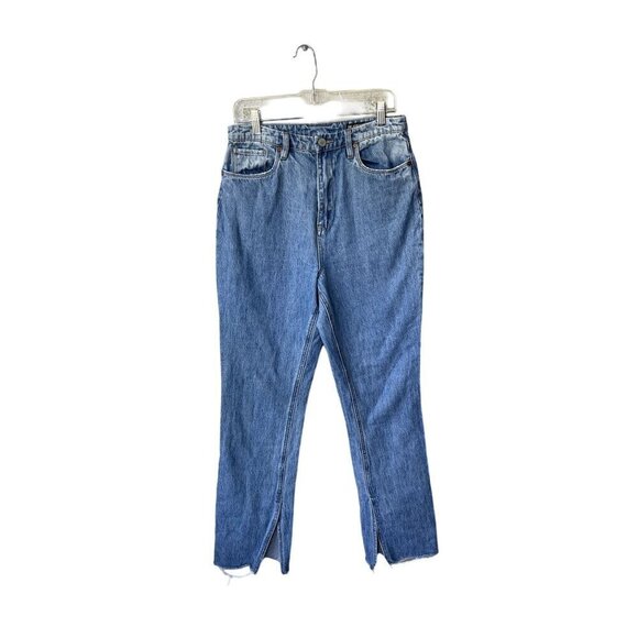 BLANKNYC The Cooper Long Slim Straight Size 29 High Rise Split Hem Jean - Picture 2 of 11